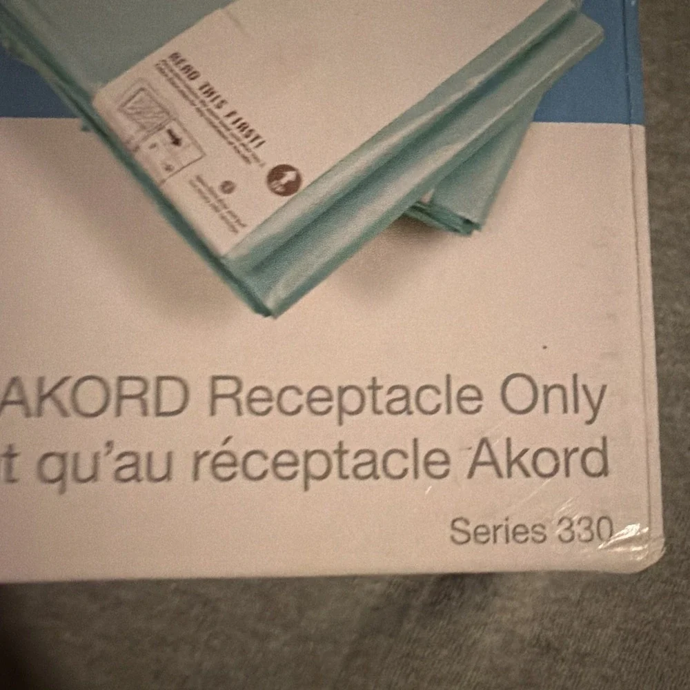 Janibell Akord 330 Adult Diaper Pail 2-Pack Refill Liners Scented New